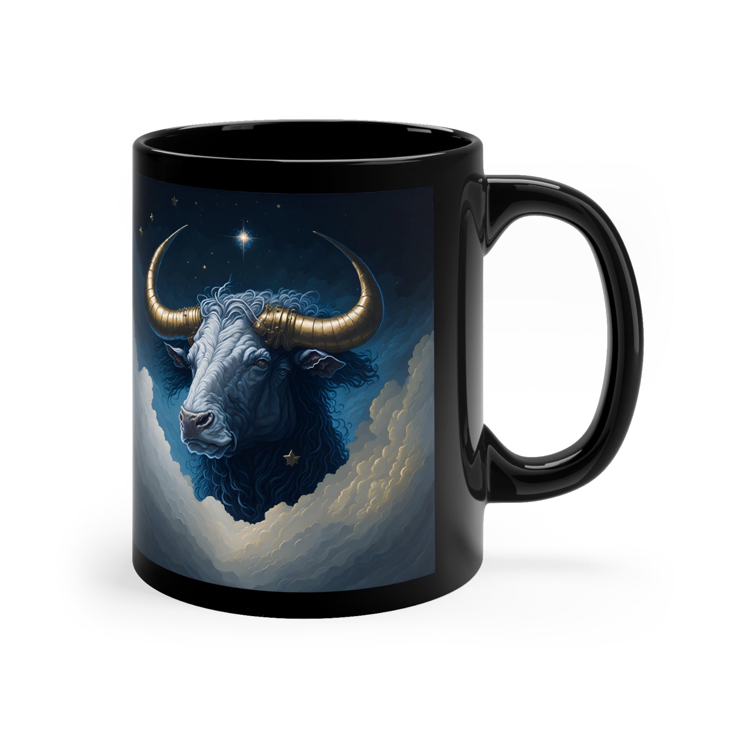 11oz Black Mug - Taurus