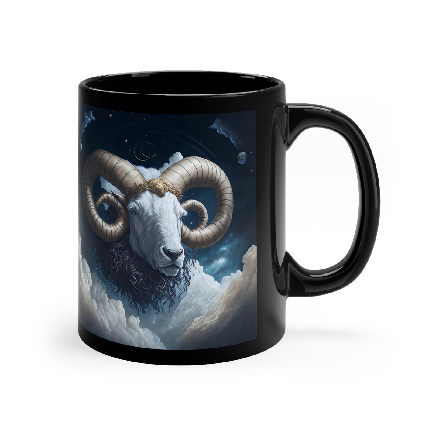 11oz Black Mug - Aries