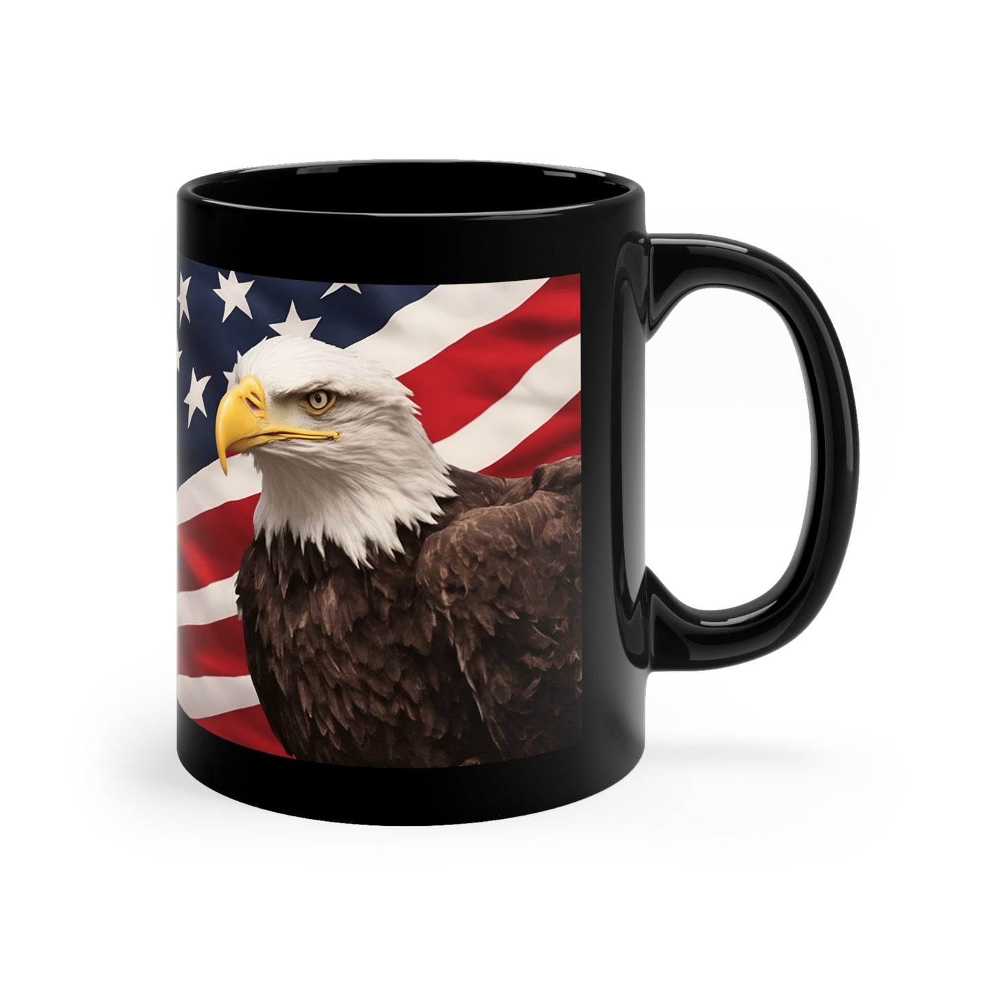 11oz Black Mug - Patriot