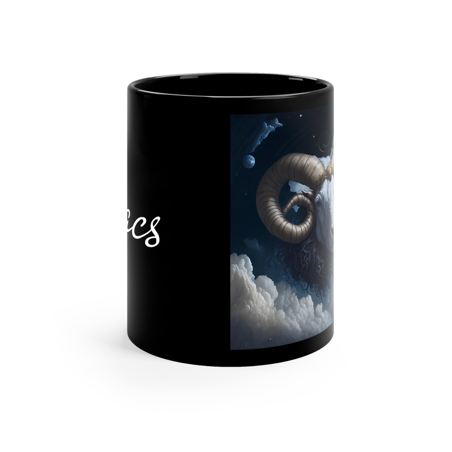 11oz Black Mug - Aries